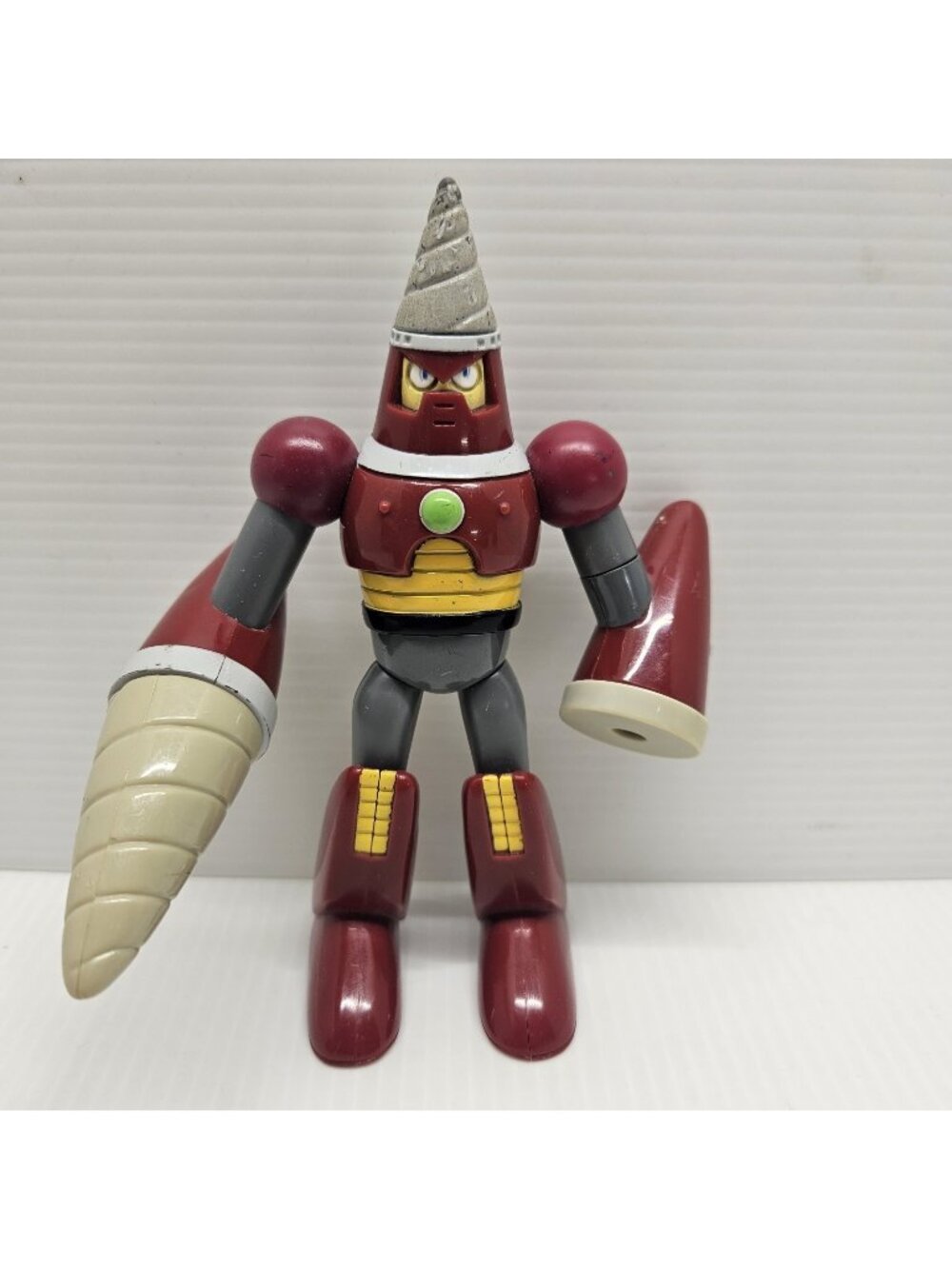 Vintage Mega Man Drill Man Action Figure 1994 Bandai Capcom 90s Toy Loose VTG
